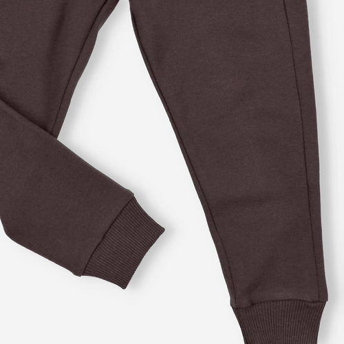 Lagarto Verde spodnie dresowe dla chłopca czekoladowy– bawełniane, wygodne, trwałe