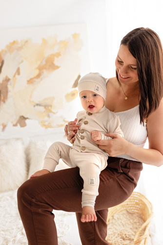 Spodnie "Natural Harmony" Makoma beżowy