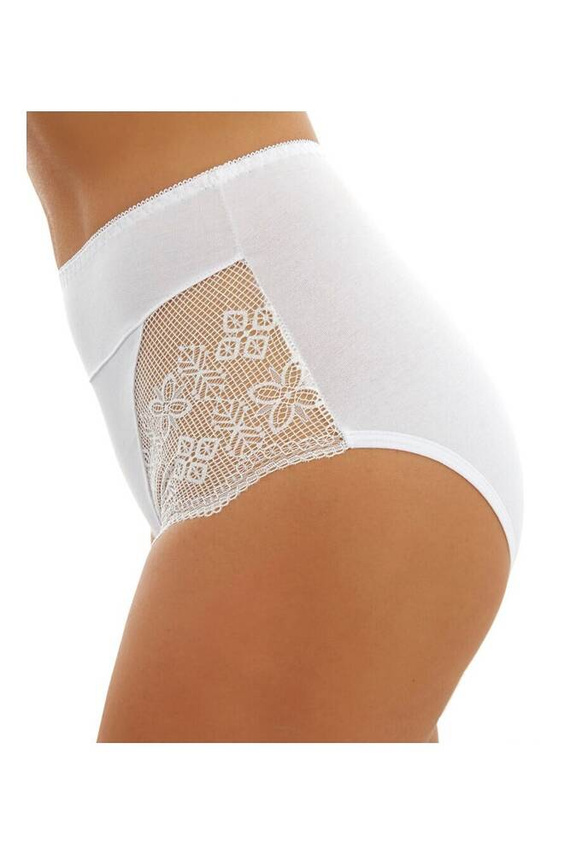 Figi damskie Ella Maxi Emili biały