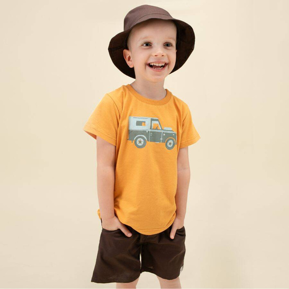 T-shirt z nadrukiem Safari Pinokio - pomarańczowy