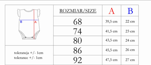 Rozpinane body z krótkim rękawem 212094 Tola Nicol 