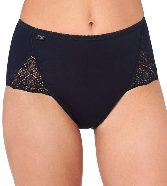 Figi Damskie 2-pak Pure Sense Luxe Maxi C2P - black