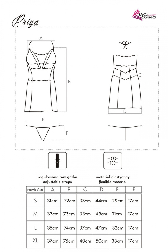 Koszulka Priya LC 13429 LivCo Corsetti Fashion różowy