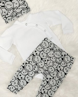 Komplet 3-częściowy Emotki Bambarillo szary