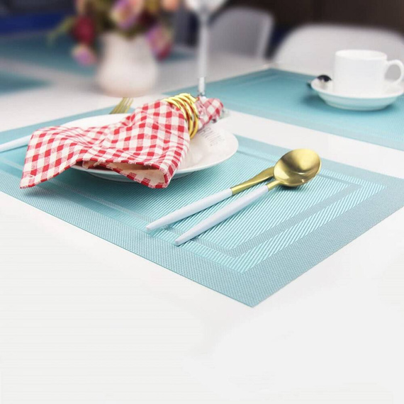 Podkładka na stół Americano wodoodporna Spod Igły i Nitki srebrny