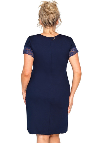 Koszula nocna Mariza Plus Donna - granatowy