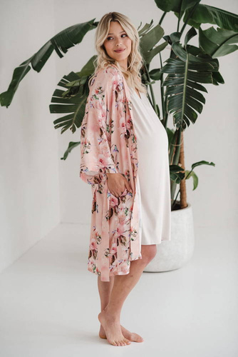 Szlafrok bambusowy Rajskie ptaki Milk&Love 