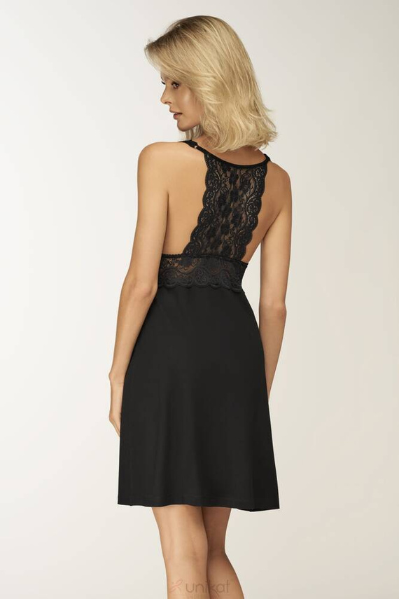 Halka, koszula nocna Lavania Unikat czarny