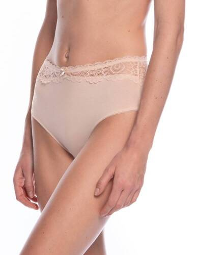 Figi Damskie  L-MOD1564 MD  A'2 Lama-czarny beżowy