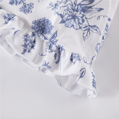 Sukienka z krótkim rękawem Botanic Eevi - biały druk