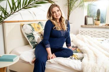 Piżama Damska Margot Babella -szafir