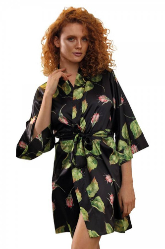 Podomka damska Flowers DKaren DK-P-czarny 008