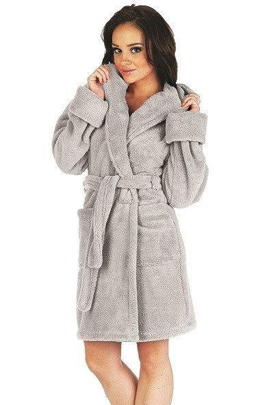 806 Luna Szlafrok De Lafense - szary