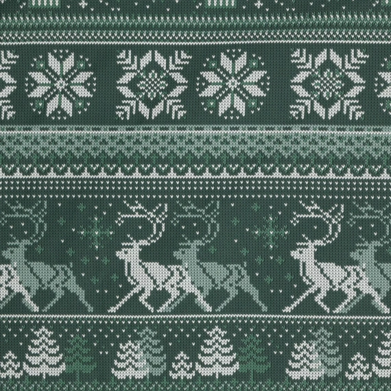 Eurofirany pościel świąteczna z bawełny ranforce Clover– miękka, trwała, dwustronna