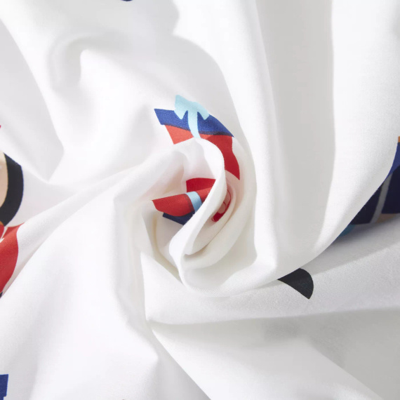 Świąteczna pościel satynowa z bawełny Xmass Spod Igły i Nitki dziadek do orzechów– gładka i elegancka