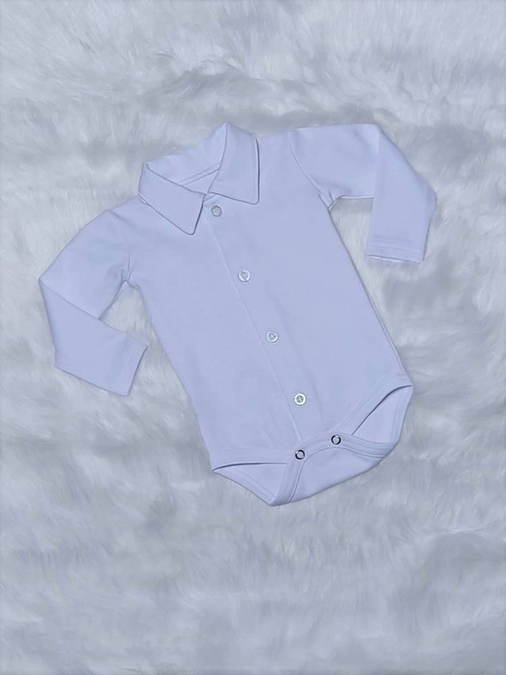 Body z długim rękawem Miłosz Bambarillo biały