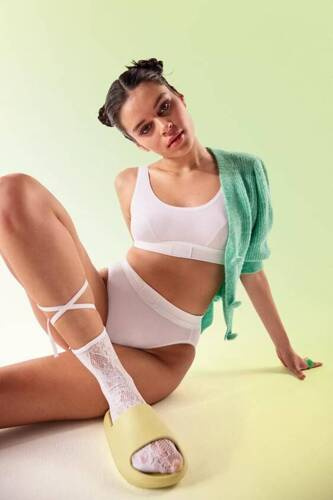 Top na ramiączkach Double Comfort Sloggi biały