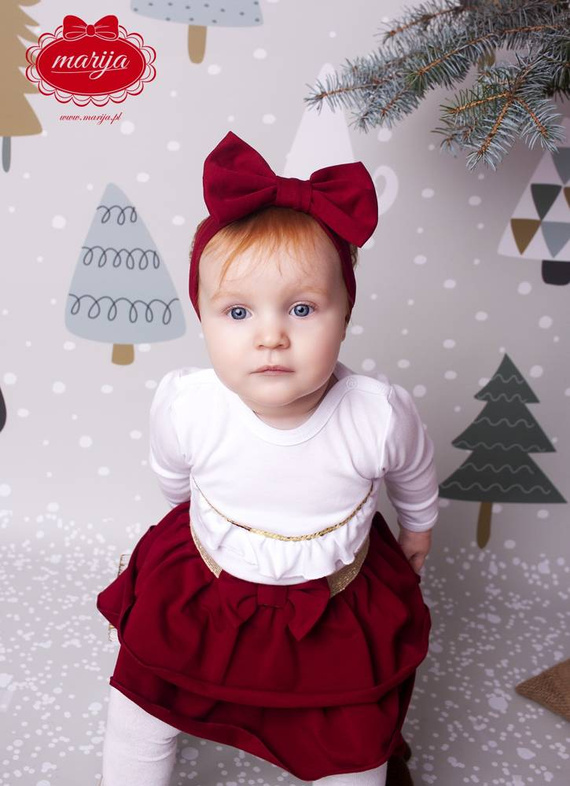 Spódniczka 1826B Santa Marija - czerwony