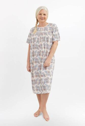 Koszula nocna damska Bogna 203 I Martel  morelowy biały 14