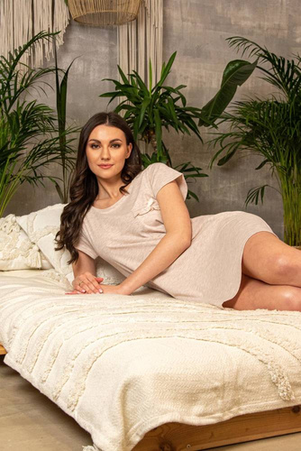 Koszula nocna 677 Mariposa II Forex - beżowy melange