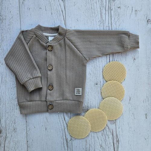 Bluza "Natural Waffel" Makoma stone 