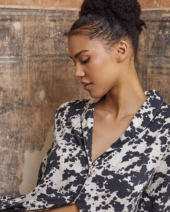 Piżama damska Melody Long Aruelle - multicolor