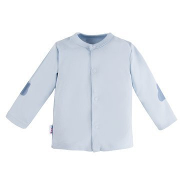 Kaftanik bawełniany Mellow Ewa Klucze- niebieski