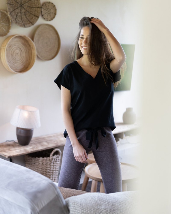 Sensis Piżama damska Sophie Brown - czarny