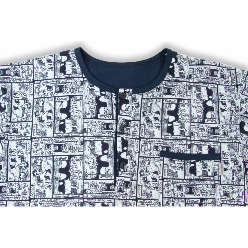 Koszula męska z szlafmycą 2024/02 Rodeo Sesto Senso