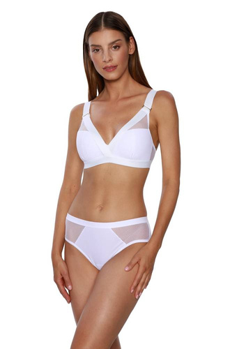 Figi damskie Brazyliany B-748/2 Lara Kinga biały