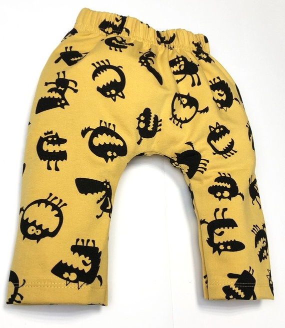 55421996 Spodnie niemowlęce "Potworki" Oscar Kids