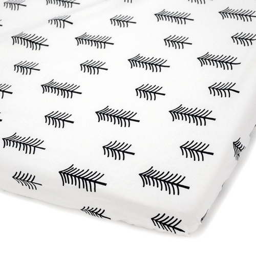 Prześcieradło z gumką Woodland- Makaszka