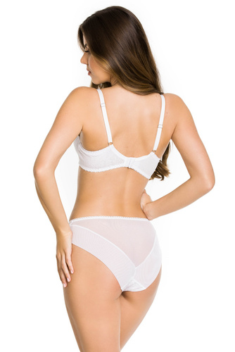 Biustonosz półusztywniany 01095 Snow Mediolano biały