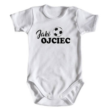 Body krótki rękaw "Jaki ojciec taki syn" Moocha biały