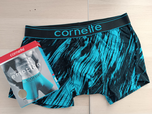 High Emotion 508/158 – granatowe bokserki męskie z bawełny, elastyczne