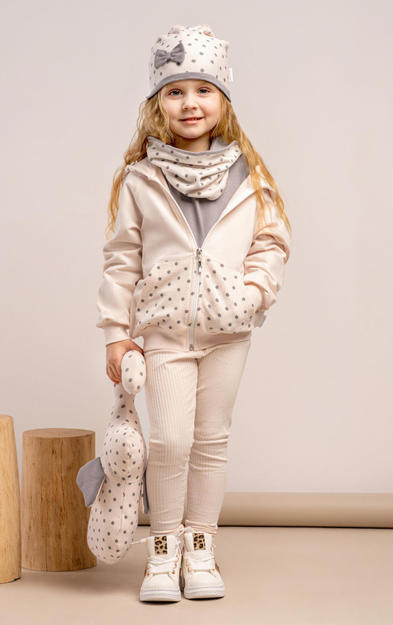 192201 Sara Legginsy dresowe Nicol - jasny łosoś