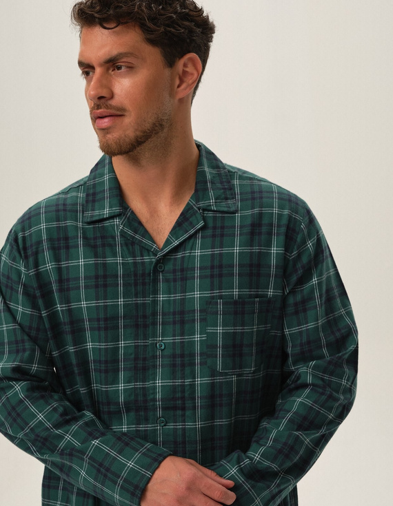 Piżama Męska 41922 Hire Henderson zielony