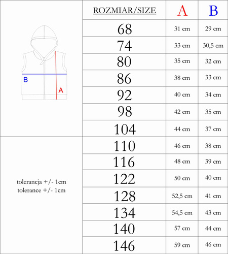 Kamizelka dresowa z kapturem 214272 Muki Nicol