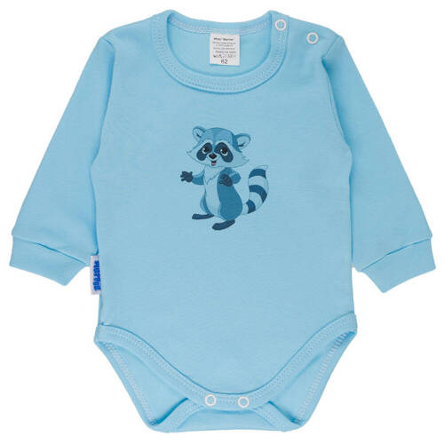 Body z długim rękawem Szop Martex turkusowy