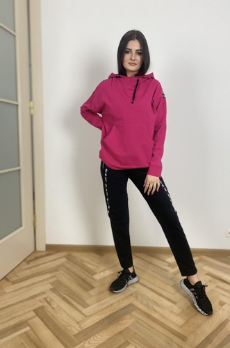 Komplet dresowy 496 Just Forex - amarant