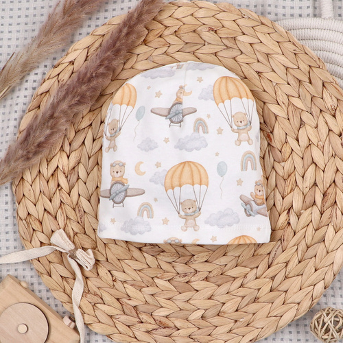 Nini Czapka Sky Journey – organiczna bawełna, czapeczka dla niemowląt