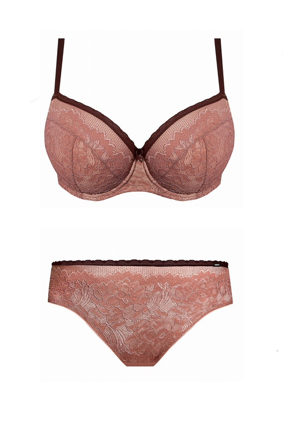 Biustonosz Full Cup Zoe Nipplex rózowy