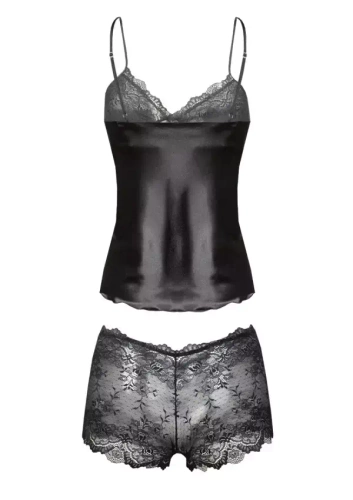  Komplet piżama damska Nevada DKaren - czarny