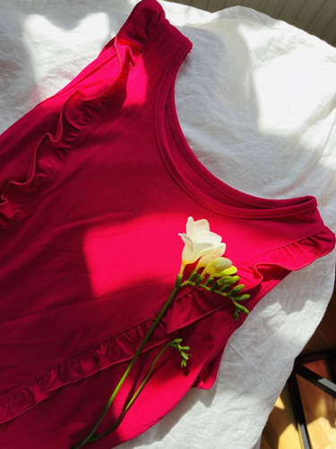 Koszula nocna 650 Sanchi Forex - amarant