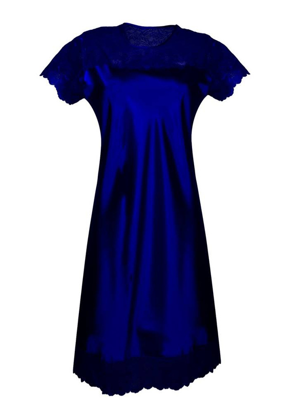 Louise Halka satynowa damska DKaren - granat