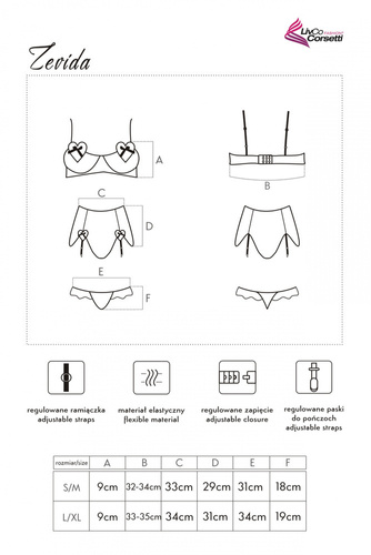 Komplet Zevida LC 90110 LivCo Corsetti Fashion