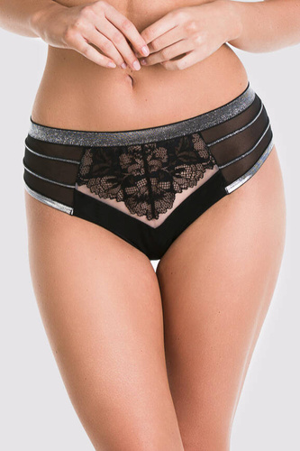 Figi damskie brazyliany 01106 Casino Mediolano czarny 