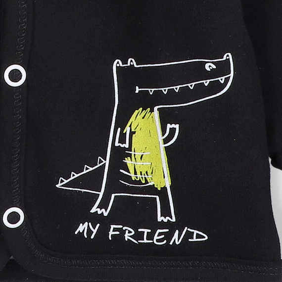 Bluza dresowa chłopięca Crocodiles Nini czarny