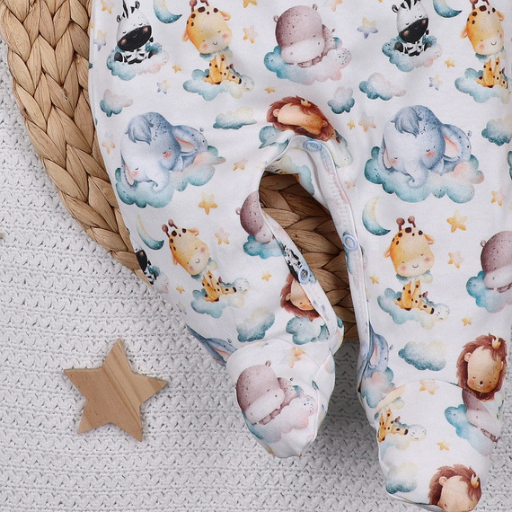 Śpiochy niemowlęce Little Dreamers Nini – bawełna organiczna, hipoalergiczne napy, ekologiczne, polska produkcja