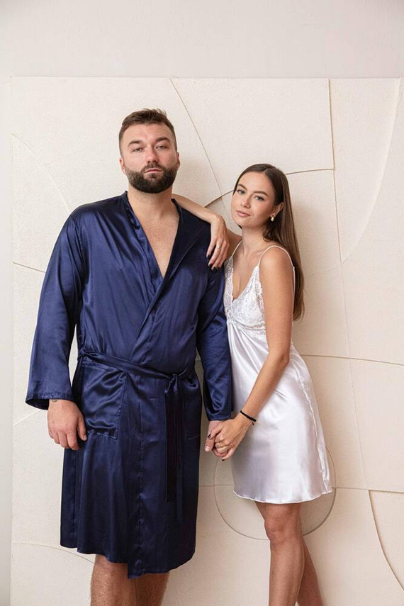 Wirydiana Halka satynowa koszulka damska DKaren - biały